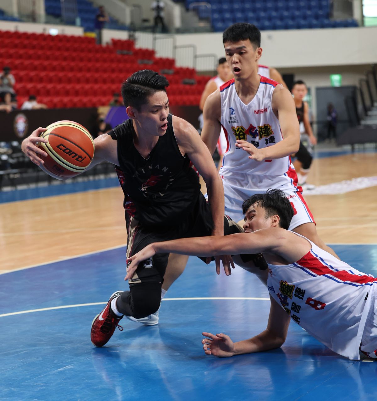 ▲谷毛唯嘉投進致勝三分球。籃協提供