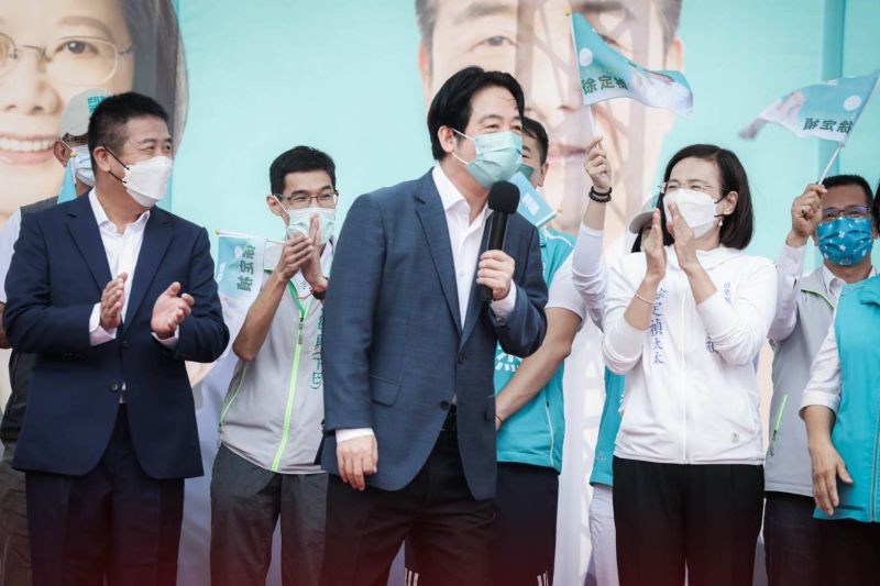 ▲賴清德也現身苗栗,力挺徐定禎。(圖/民進黨提供)