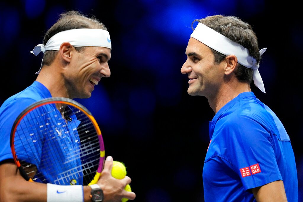 ▲Roger Federer和Rafael Nadal。（圖／美聯社／達志影像）