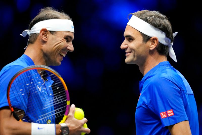 ▲Roger Federer和Rafael Nadal。（圖／美聯社／達志影像）