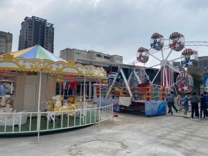 園區內還有多種遊樂設施適合親子同樂 ▲園區內還有多種遊樂設施適合親子同樂(圖/記者張振興攝,2022,09,24)