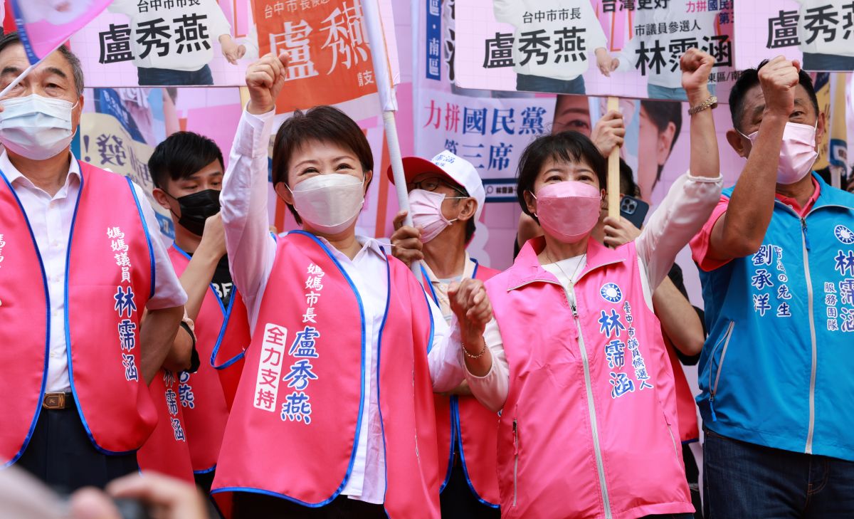 ▲藍營最強母雞盧秀燕，假日有滿滿的輔選行程，今天下午將首度跨出台中，到台南輔選謝龍介。（圖／盧秀燕競辦提供，2022.09.25）