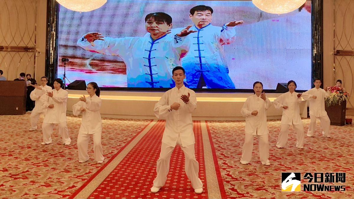 ▲太極拳交流活動採取網路直播和雲端交流方式進行。（圖／記者陳美嘉攝，2022.09.25）