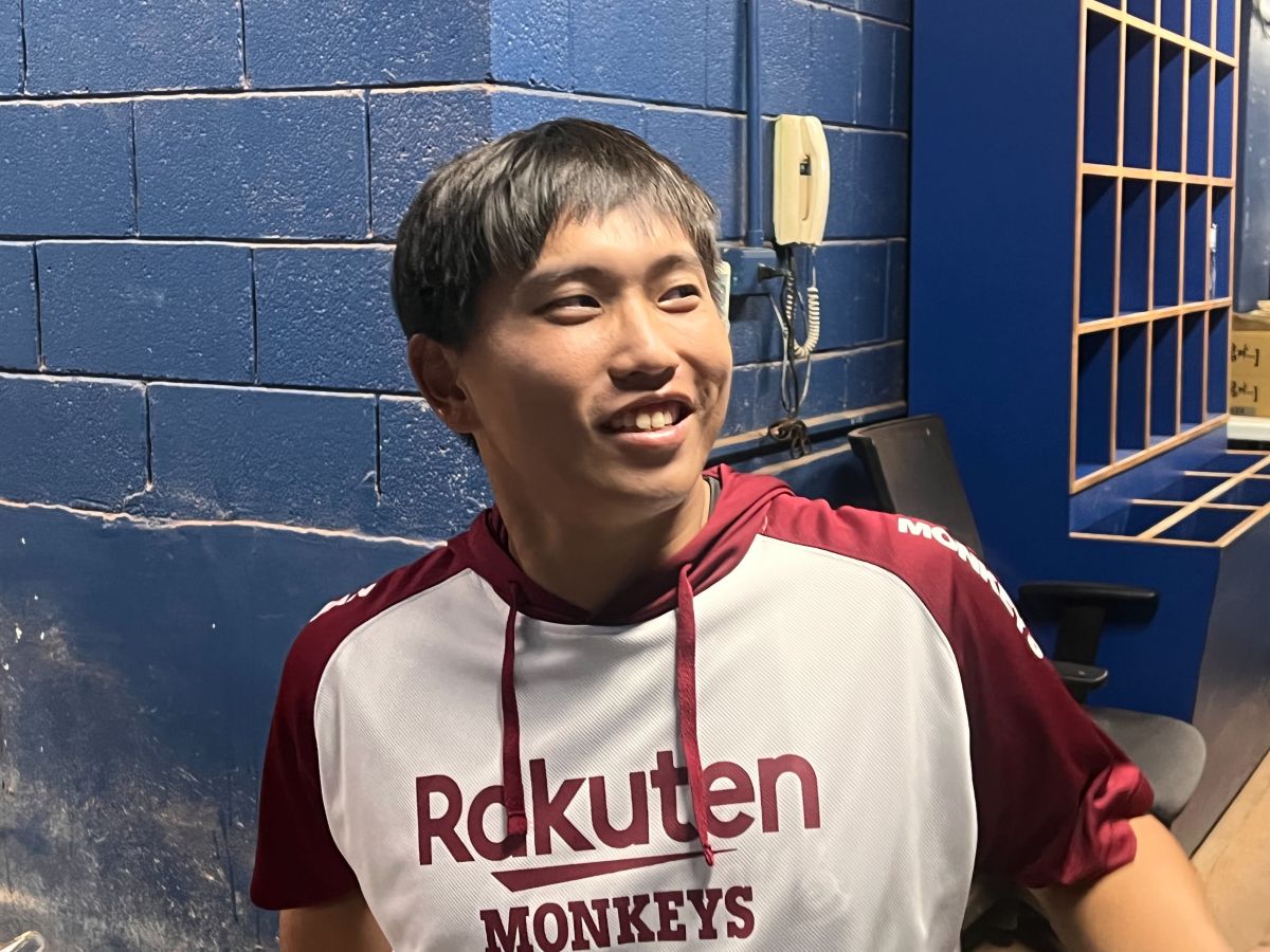 ▲樂天桃猿先發投手楊彬(圖/記者簡名杉攝)