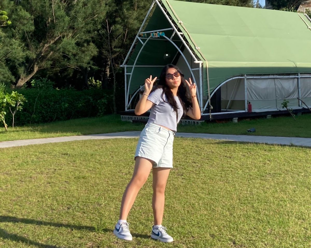 ▲今年2022九合一大選，戶籍在台北市、20歲的「首投族」貝卡表示傾向投黃珊珊。（圖／貝卡提供）