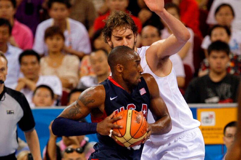 NBA/回憶Kobe金牌戰衝撞Gasol 詹皇:他為比賽定下基調