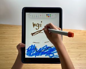 羅技iPad新配件。(圖/記者周淑萍攝) ▲羅技iPad新配件。(圖/記者周淑萍攝)