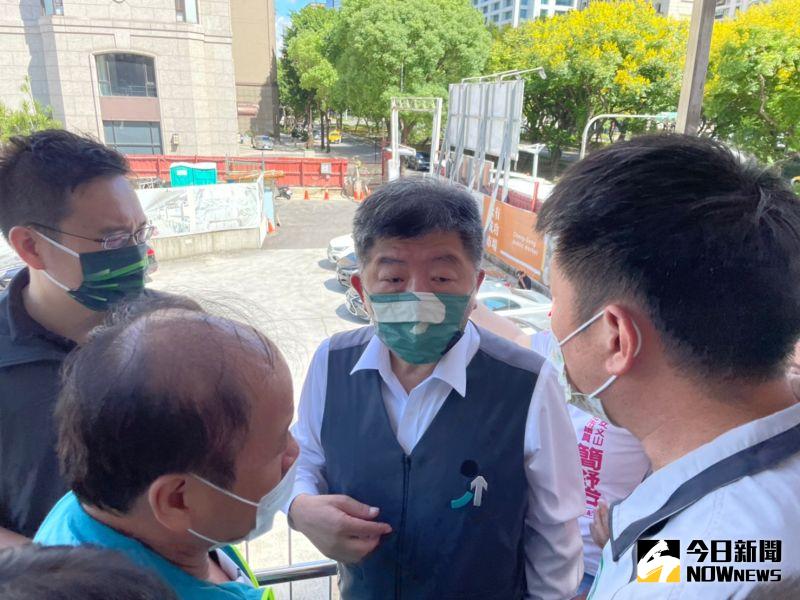 ▲陳時中坦言，周玉蔻的行為短時間內確實會有效應，自己選前目前並沒有規劃接受周玉蔻訪問。（圖／記者黃宣尹攝，2022.09.27）