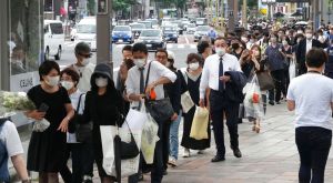 安倍晉三國葬 ▲民眾大排長龍等待獻花。(圖/美聯社/達志影像)