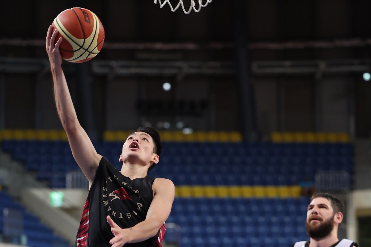 ▲谷毛唯嘉切入上籃。（圖／籃協提供）