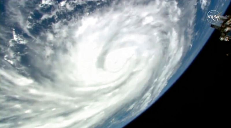 ▲受堪稱「世紀颶風」的颶風伊恩（Hurricane Ian）影響，NASA宣布第三度取消阿提米絲1號火箭發射任務。（圖／美聯社）