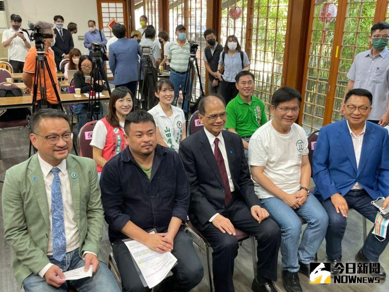 ▲民進黨組黨36周年、「正常國會決議文」15周年，游錫堃、林佳龍等人同台，訴說台灣國家正常化願景。（圖／記者黃宣尹攝，2022.09.28）