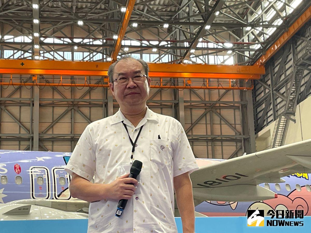 ▲華航總經理高星潢也受訪表示，相信在邊境逐漸鬆綁後，票價就會回歸市場機制運作。（圖／記者黃仁杰攝,2022.09.28）