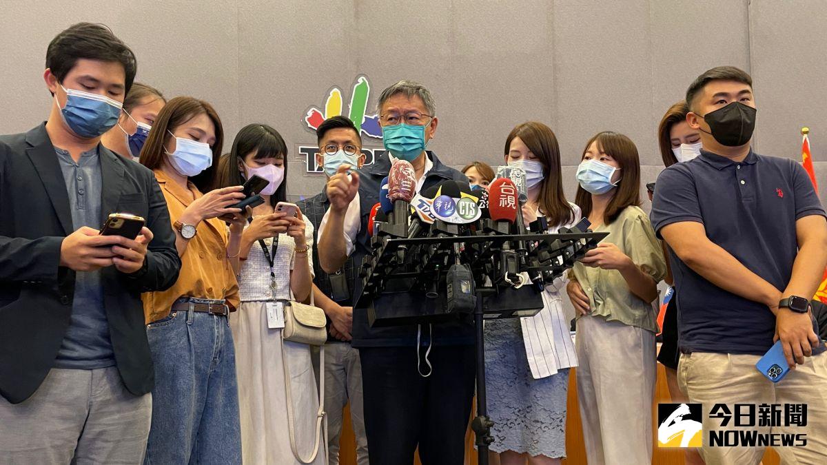 ▲針對民進黨立法院黨團總召柯建銘近日頻頻攻擊高虹安，台北市長柯文哲28日回應，「人家說要打高虹安，好歹要看看後面兩個老闆。」（圖／記者丁上程攝，2022.09.28）