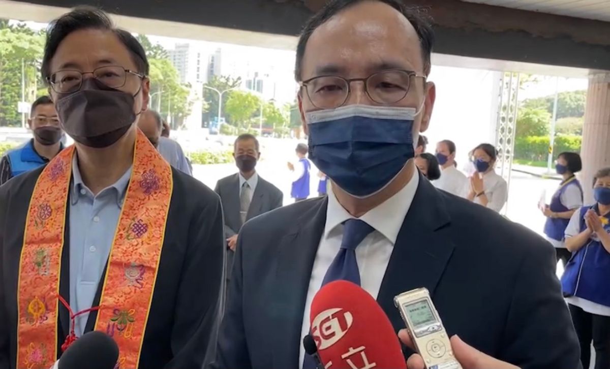 ▲鏡電視案持續延燒，朱立倫批民進黨各派系全面進佔媒體。（圖／朱立倫辦公室提供）