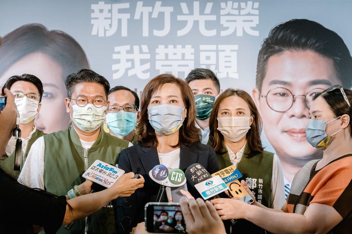 ▲沈慧虹代表民進黨參選新竹市長，以「新竹光榮我帶頭」為競選主軸，期盼延續竹市綠色執政。（圖／沈慧虹辦公室提供）