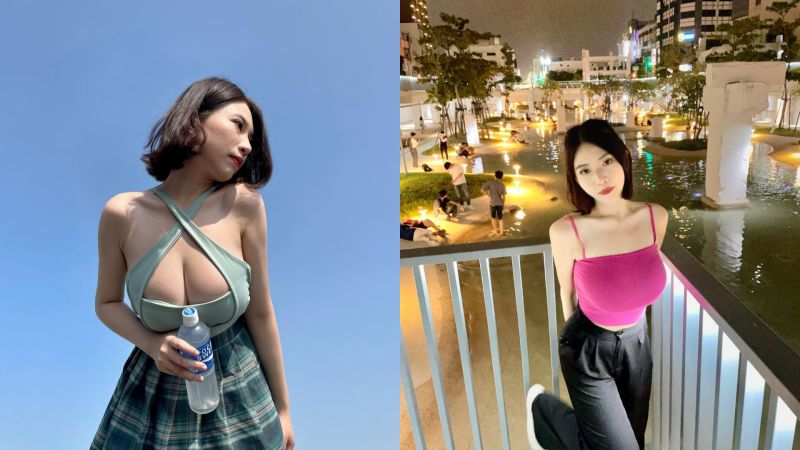 ▲5年後的「二壘妹」身材超級震撼，也讓不少球迷嚇了好大一跳。（圖／翻攝自江宛庭IG）