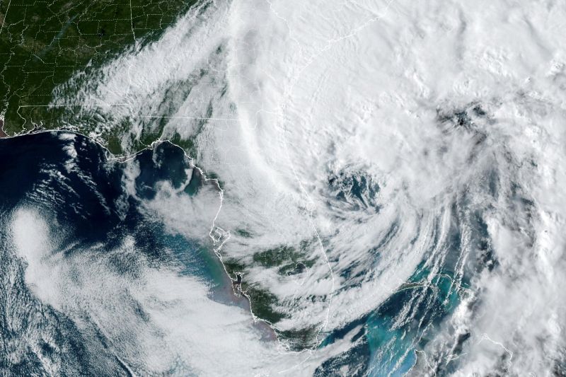 ▲伊恩（Ian）已經減弱為熱帶風暴，美國國家颶風中心（NHC）除了表示它帶來「災難性洪水」，還預測佛州、喬治亞州和南卡羅來納州將有進一步「對生命造成威脅的」洪水、暴潮和強風。（圖／美聯社／達志影像）