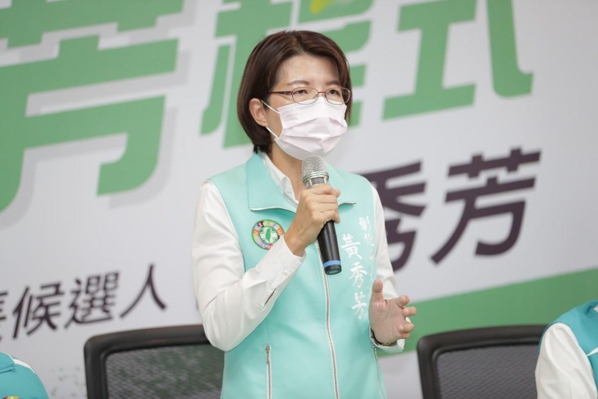 ▲黃秀芳主張，配合中央推動綠能建設的縣市，應享有綠能發展的稅收。（圖／黃秀芳競總提供，2022.09.30）