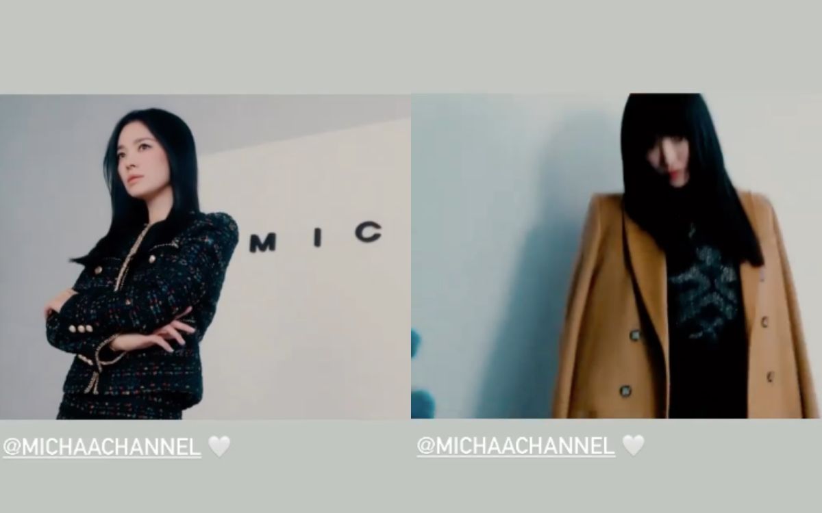 ▲宋慧喬的招牌中分變成妹妹頭。（圖／宋慧喬IG）