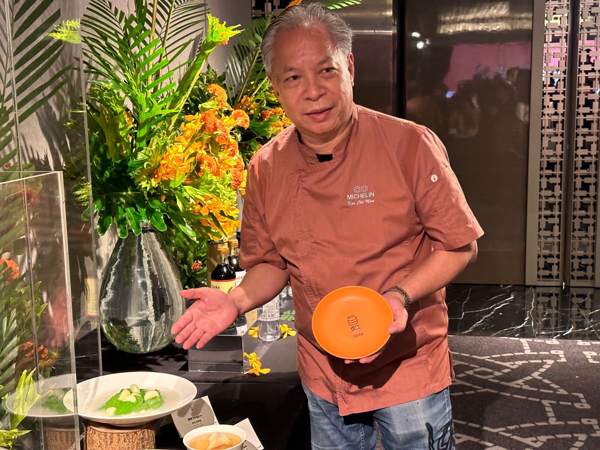 ▲「朧粵」由米其林二星港籍名廚簡捷明領軍，今年為美食評鑑「500盤」大贏家。(圖/記者周淑萍攝)