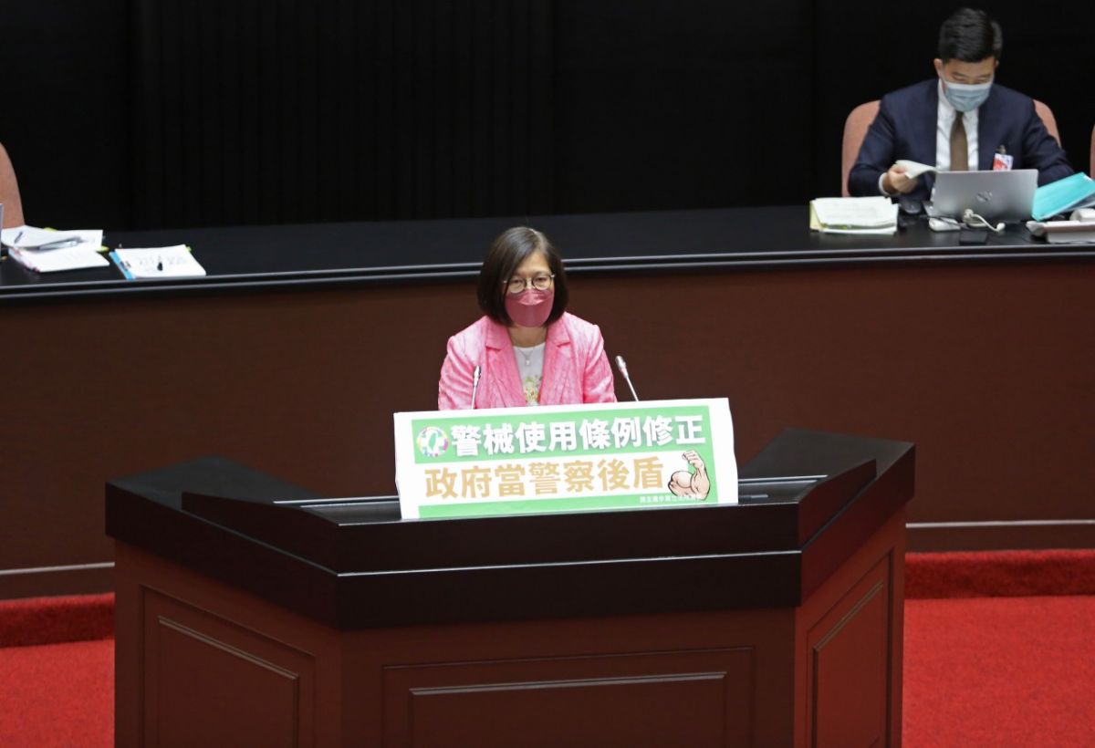 ▲管碧玲痛斥江啟臣政治口水（圖／管碧玲辦公室提供）