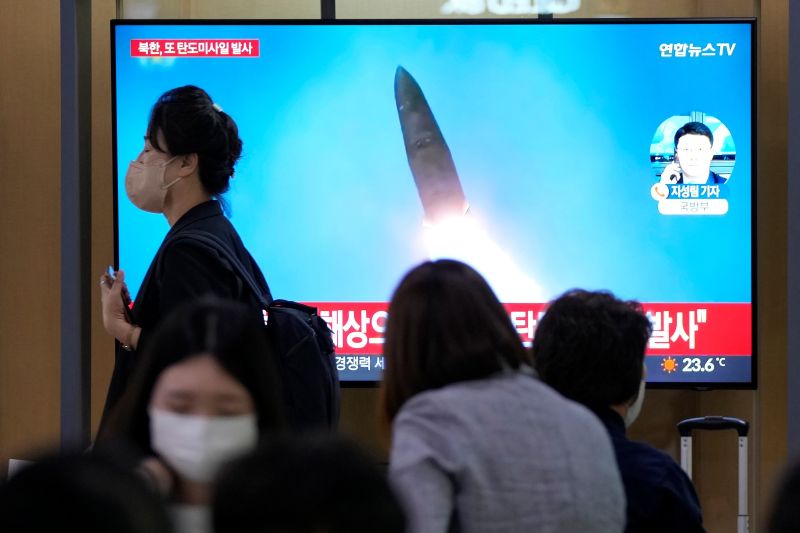 北韓朝北海道及青森方向發射飛彈　日本發警報籲民眾避難