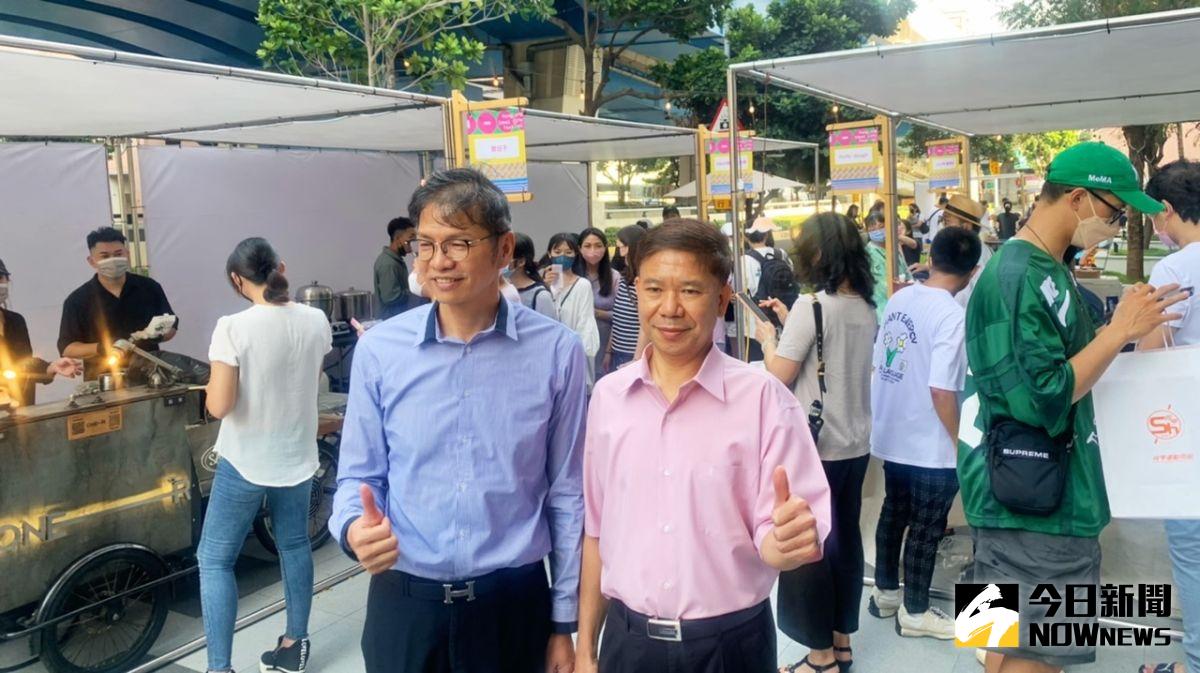 ▲全新完工的「芳崗高鐵棧」於高鐵路168號基地廣場，舉辦「理想生活節」。（圖／記者陳美嘉攝，2022.10.01）