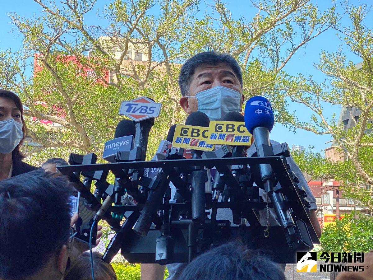 ▲國民黨批評中央流行疫情指揮中心已淪為陳時中競總，陳時中強調雙方互不隸屬，競總成立好朋友打氣是應該的。（圖／記者陳威叡攝，2022.10.02）