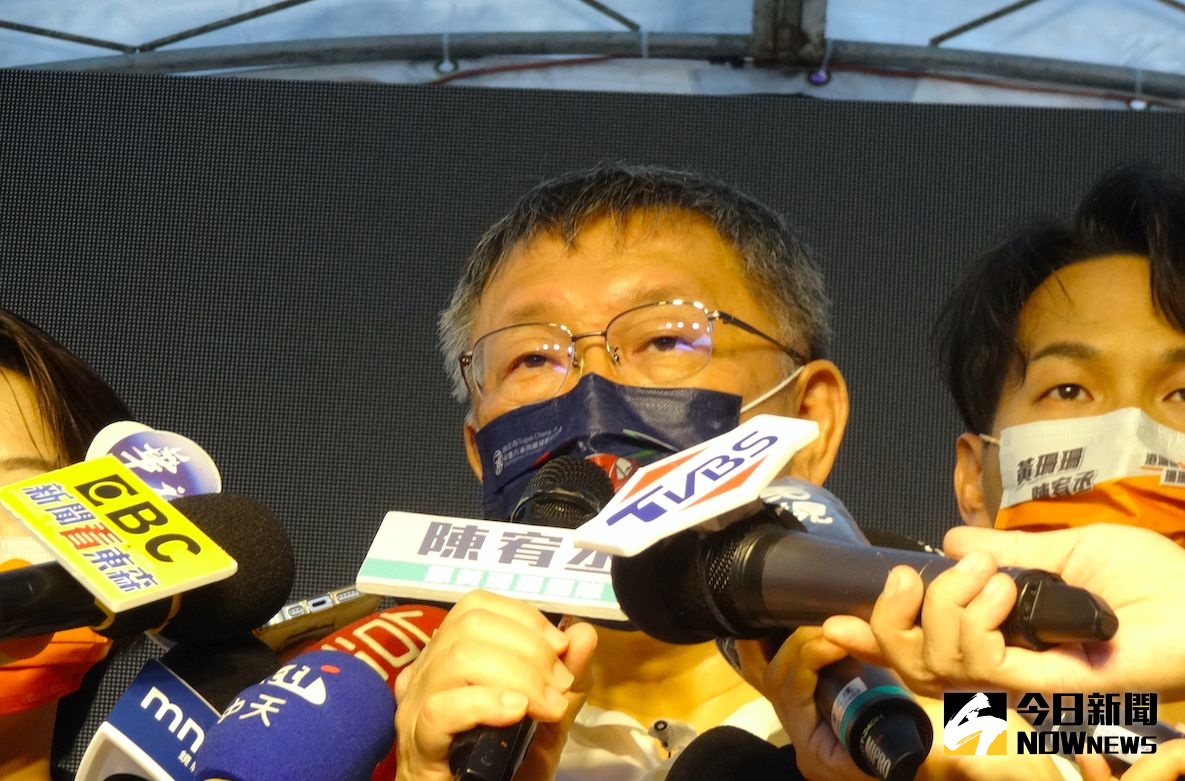 ▲民進黨新竹市長參選人沈慧虹遭爆料選前曾求見「謀職」，台北市長柯文哲證實去年初曾見過面。（圖／記者呂炯昌攝，2022.10.02）