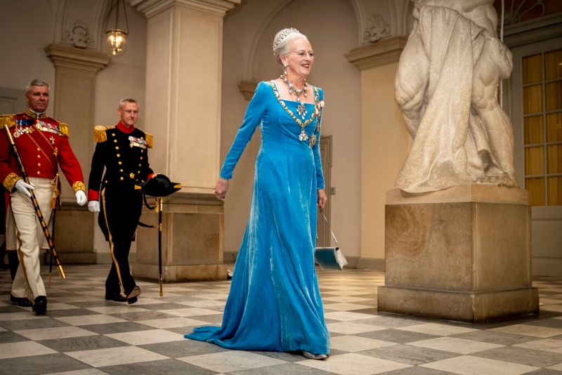 ▲丹麥女王瑪格麗特二世是歐洲在位時間最久的現任君主，她將於2024年1月14日退位。資料照。（圖／美聯社／達志影像）