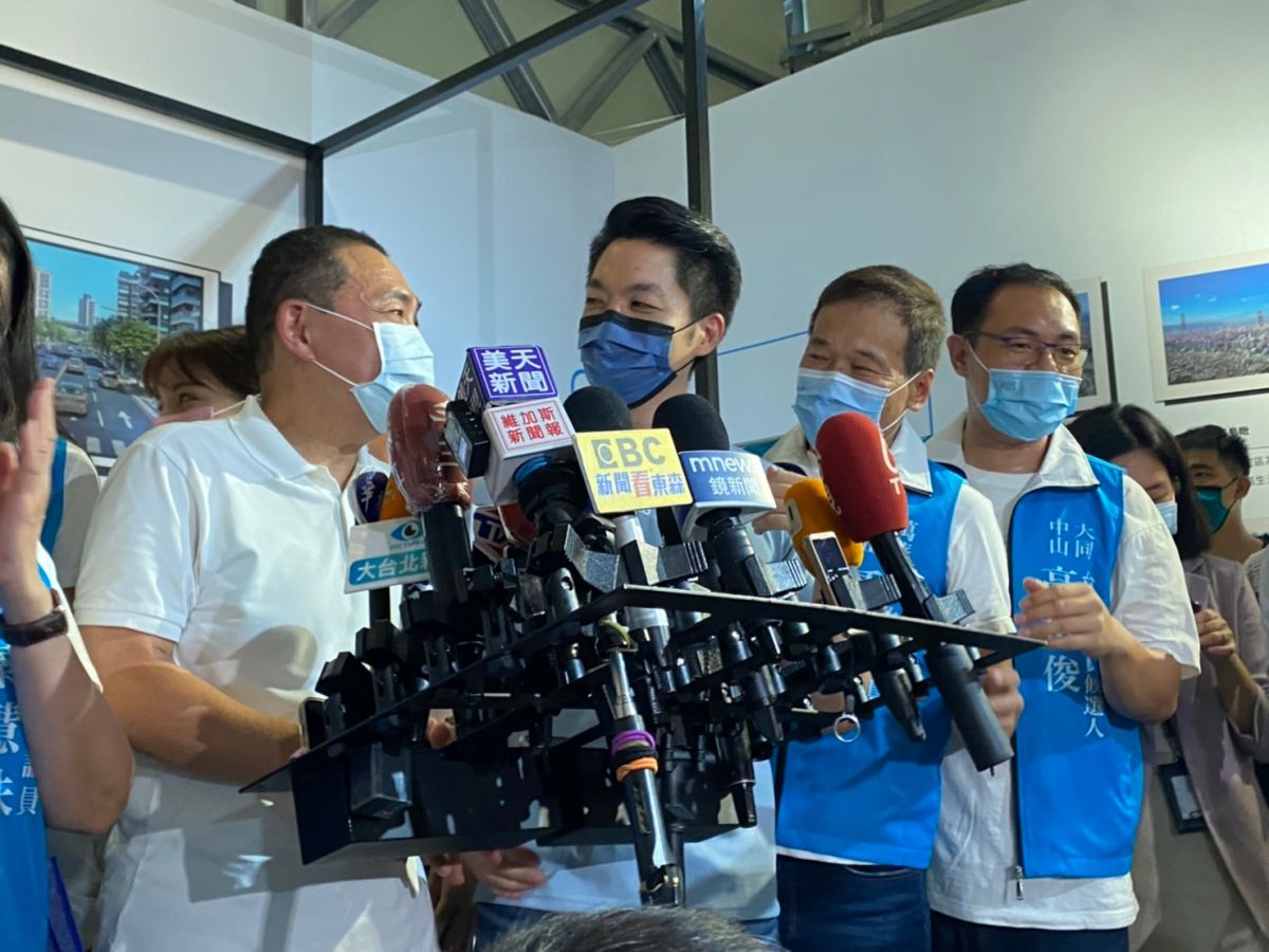 ▲不滿副總統賴清德指疫情從北市開始，蔣萬安今轟民進黨，永遠不檢討只卸責。（圖／記者翁子竣攝，2022.10.02）