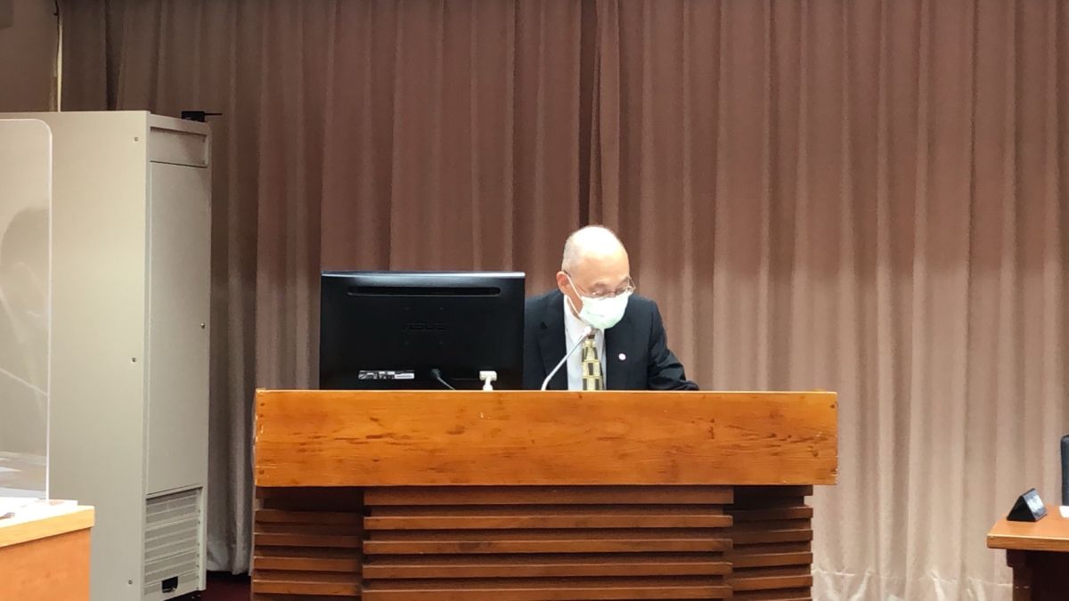 ▲國立故宮博物院院長吳密察今（3）日在立法院教委會針對「故宮博物院應如何延攬國外觀光客」進行專題報告。（圖／記者李琦瑋攝，2022.10.03）