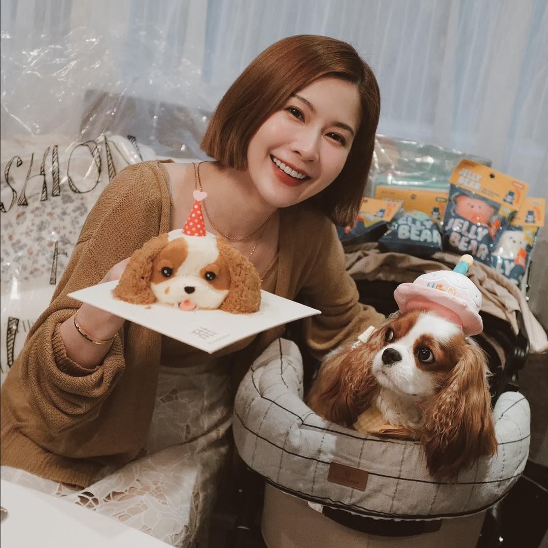 ▲蘇花猴離婚，最後獲得愛犬Bubble的財產權。（圖／翻攝自蘇花猴FB）