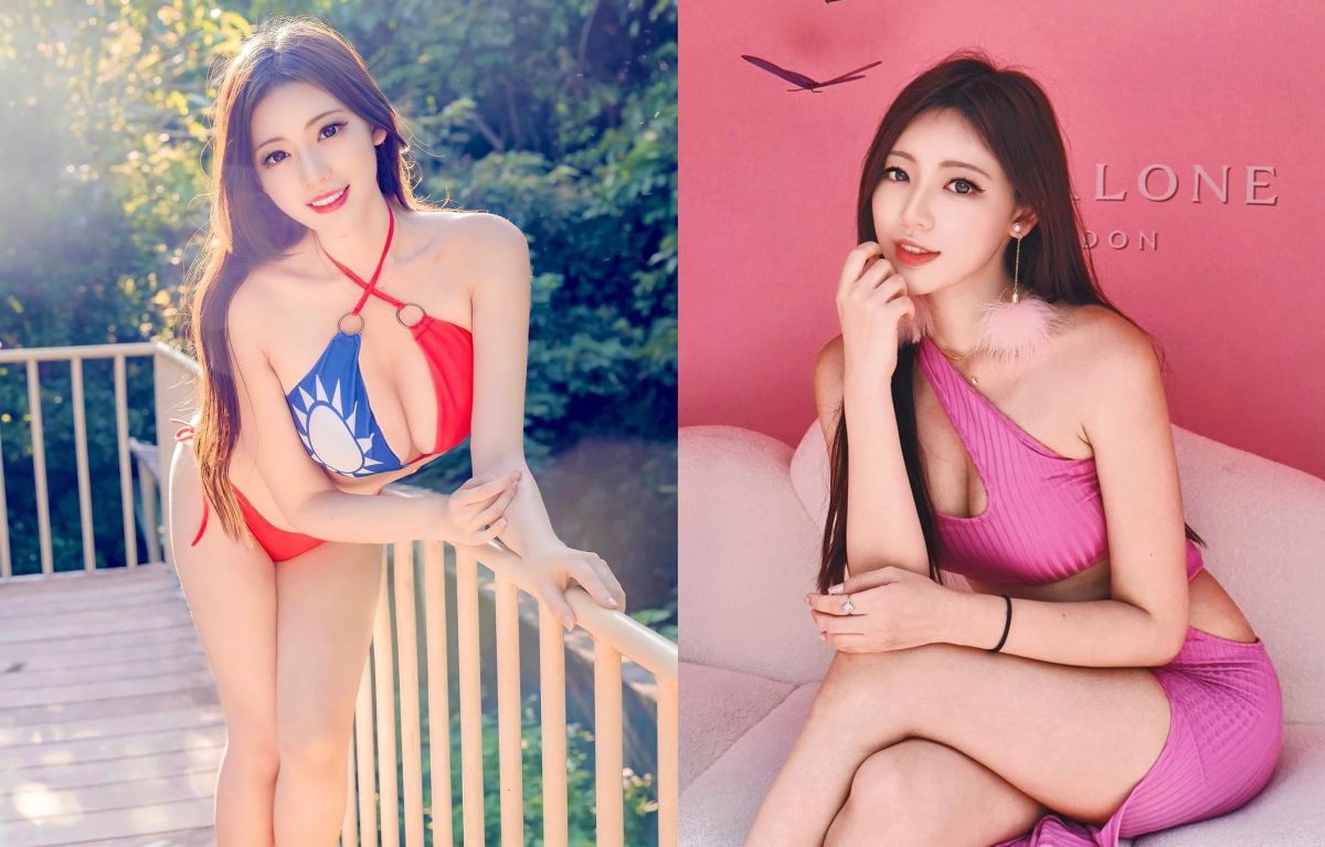 ▲謝立琪換上國旗比基尼，讓粉絲直呼想愛國了。（圖／翻攝自謝立琪IG）