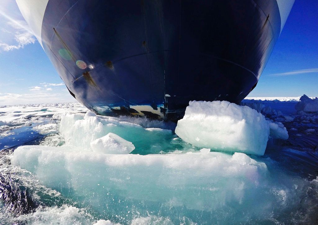 ▲美國拜登政府公布新北極戰略，因為這個具有戰略和環境重要性的地區正面臨氣候變遷惡化，並預見國際在這個地區的競爭日益激烈。示意圖。（圖／美聯社／達志影像）