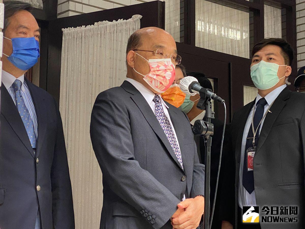 ▲國民黨質疑明年度防疫經費編列845億元為選舉綁樁，蘇貞昌回應國民黨自己參與審查，應該清清楚楚，不要指鹿為馬。（圖／記者陳威叡攝，2022.10.04）