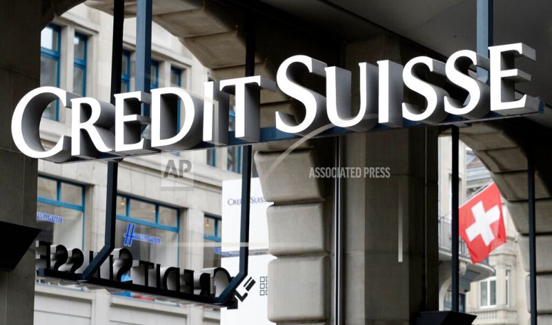 ▲瑞士信貸集團爆財務危機，金管會緊盯風險，並表示逾7成銀行已停售相關商品。（圖／美聯社／達志影像）