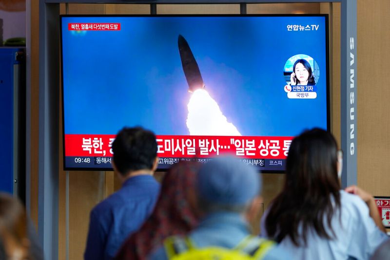 北韓射飛彈橫越日本　外交部譴責破壞區域和平行為