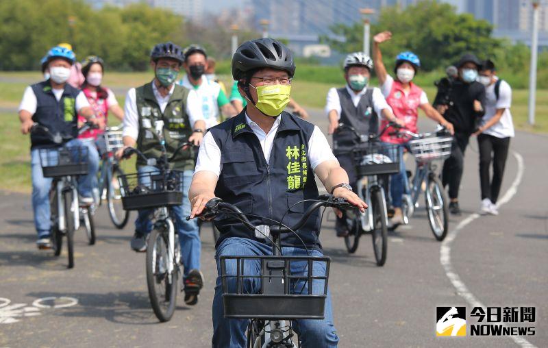 ▲林佳龍今日與黨內北基桃另3名首長參選人合體，發布共同宣言，訴求大首都圈共榮。（圖／記者葉政勳攝，2022.10.04）