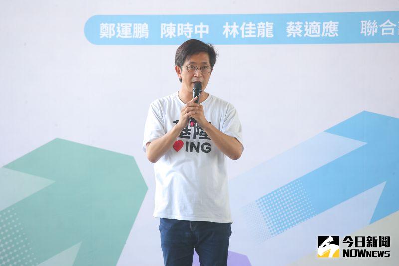 ▲蔡適應表示，近來國民黨與謝國樑持續攻擊自己，都反映謝的選情危險，「因為他各方面都不如我」。（圖／記者葉政勳攝，2022.10.04）