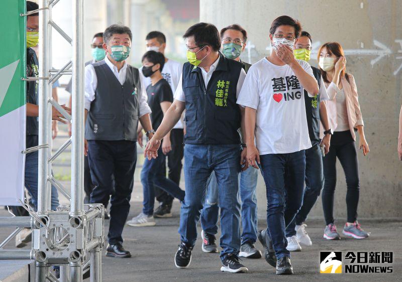 ▲綠營北北基桃首長參選人大合體，發表大首都圈共同宣言。（圖／記者葉政勳攝，2022.10.04）