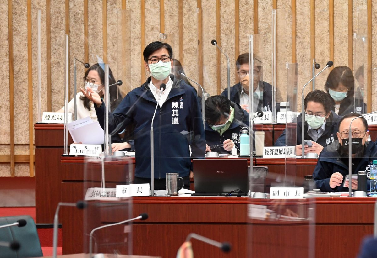 ▲傳出前市長韓國瑜將回高雄，高雄市長陳其邁表示歡迎，當他的導遊也都無所謂。（圖／高雄市政府提供）