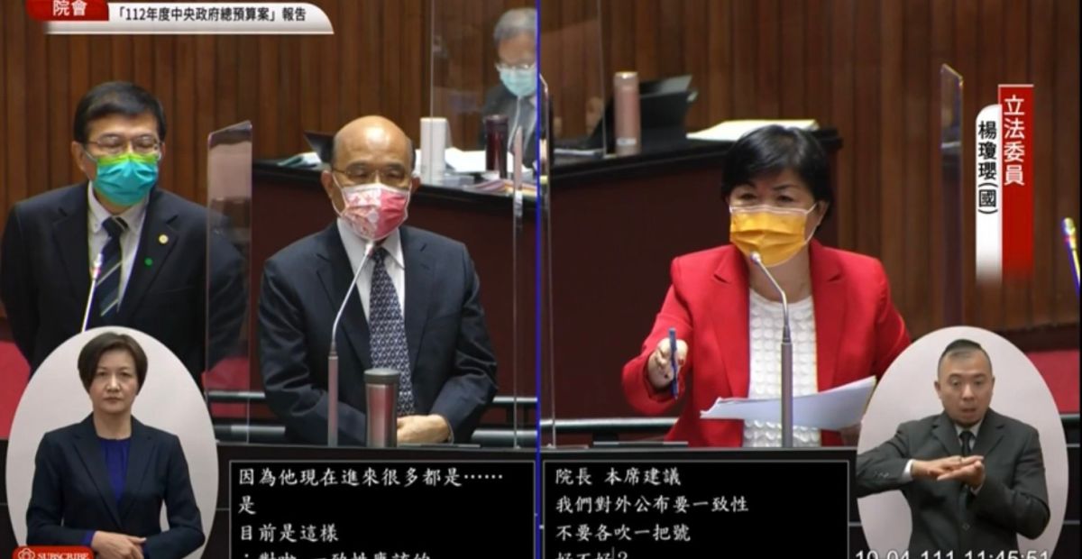 ▲10月13日邊境解封後，誰來買單確診外國人治療費？官員答詢說是政府公費。（圖／翻攝國會頻道）