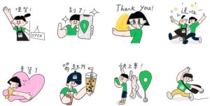 ▲免費貼圖「LINE Pay好康地圖，來點日常小確幸」。（圖／取自LINE）