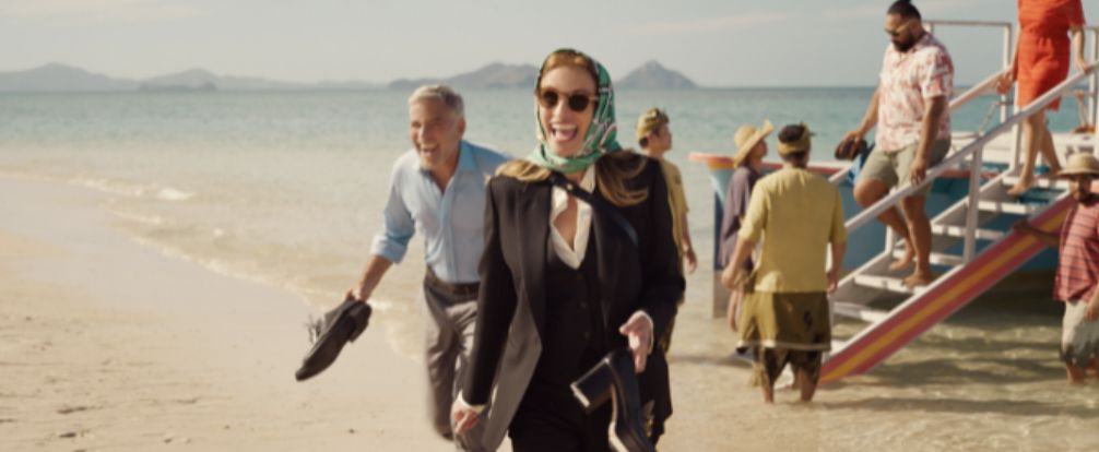 ▲奧斯卡金像獎得主喬治克隆尼 （George Clooney） 和茱莉亞羅勃茲（Julia Roberts）在大銀幕上重聚，飾演一對離婚夫婦前往「峇里島」。（圖／新光影城）