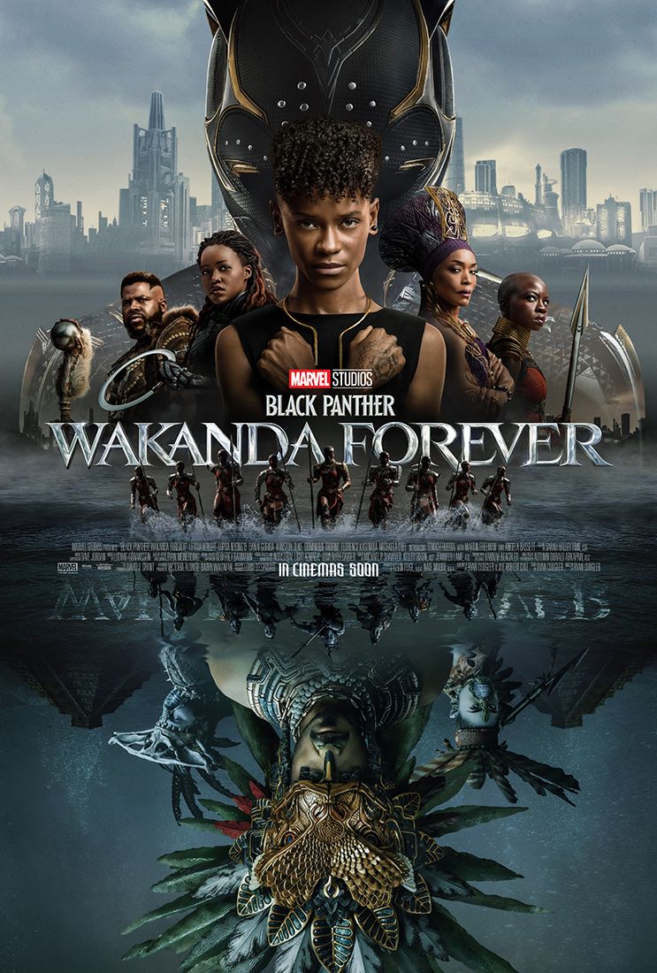 ▲黑豹的妹妹「舒莉」在海報中間。（圖／翻攝自臉書Marvel）