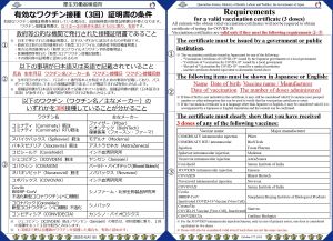 ▲日本政府再更新入境疫苗認可名單，新增5款疫苗，但其中未包含高端。（圖／翻攝自厚生勞動省官網）