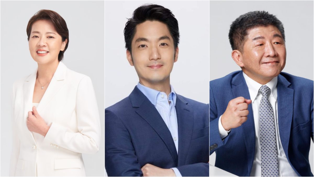 ▲本週末，台北市長的電視辯論便要登場。（圖／翻攝黃珊珊臉書／蔣萬安臉書／陳時中臉書）