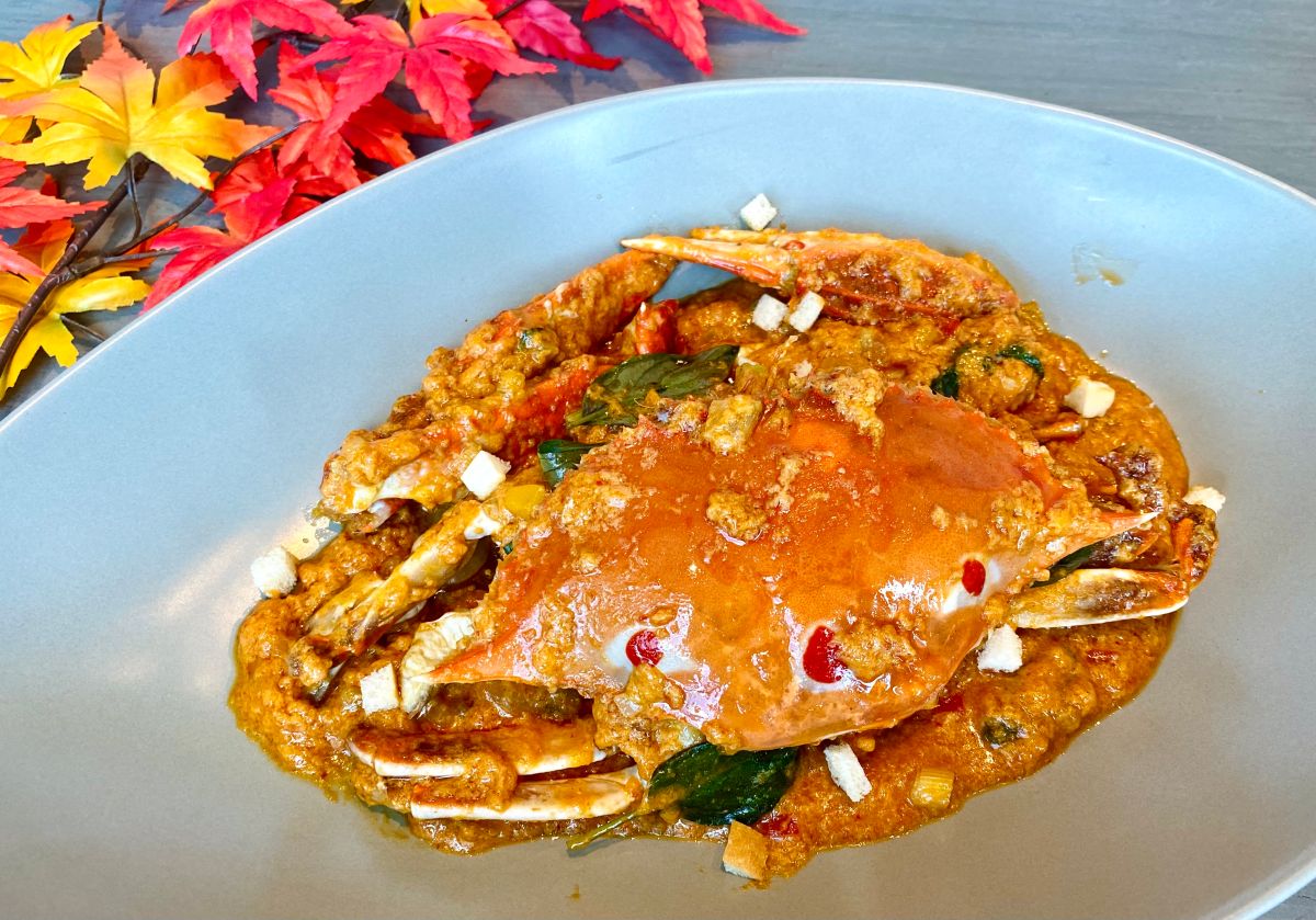 ▲肥美秋蟹季大啖萬里蟹！新北第一粵菜望月樓港籍名廚蘇權暉Wilson，今年打造「一蟹知秋」肥美蟹宴，依循花蟹、三點蟹與石蟳不同的特質，創作出新舊交融的粵菜上桌；為寵饕客體貼將「鮮拆蟹肉」入菜，懶人動口不動手。（圖／記者蕭涵云攝）